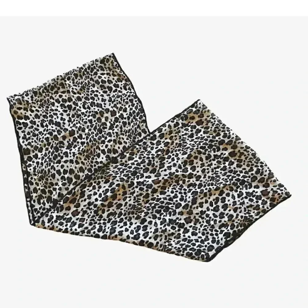 Leopard Print Infinity Soft Bohemian Womens Scarf
